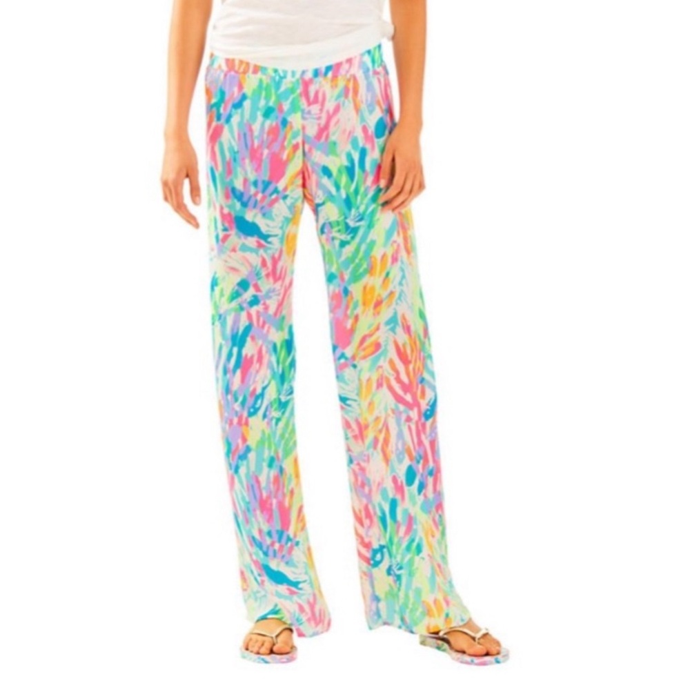 Lilly Pulitzer Bal Harbour Palazzo Pants (Sparkling Sands Pattern)
